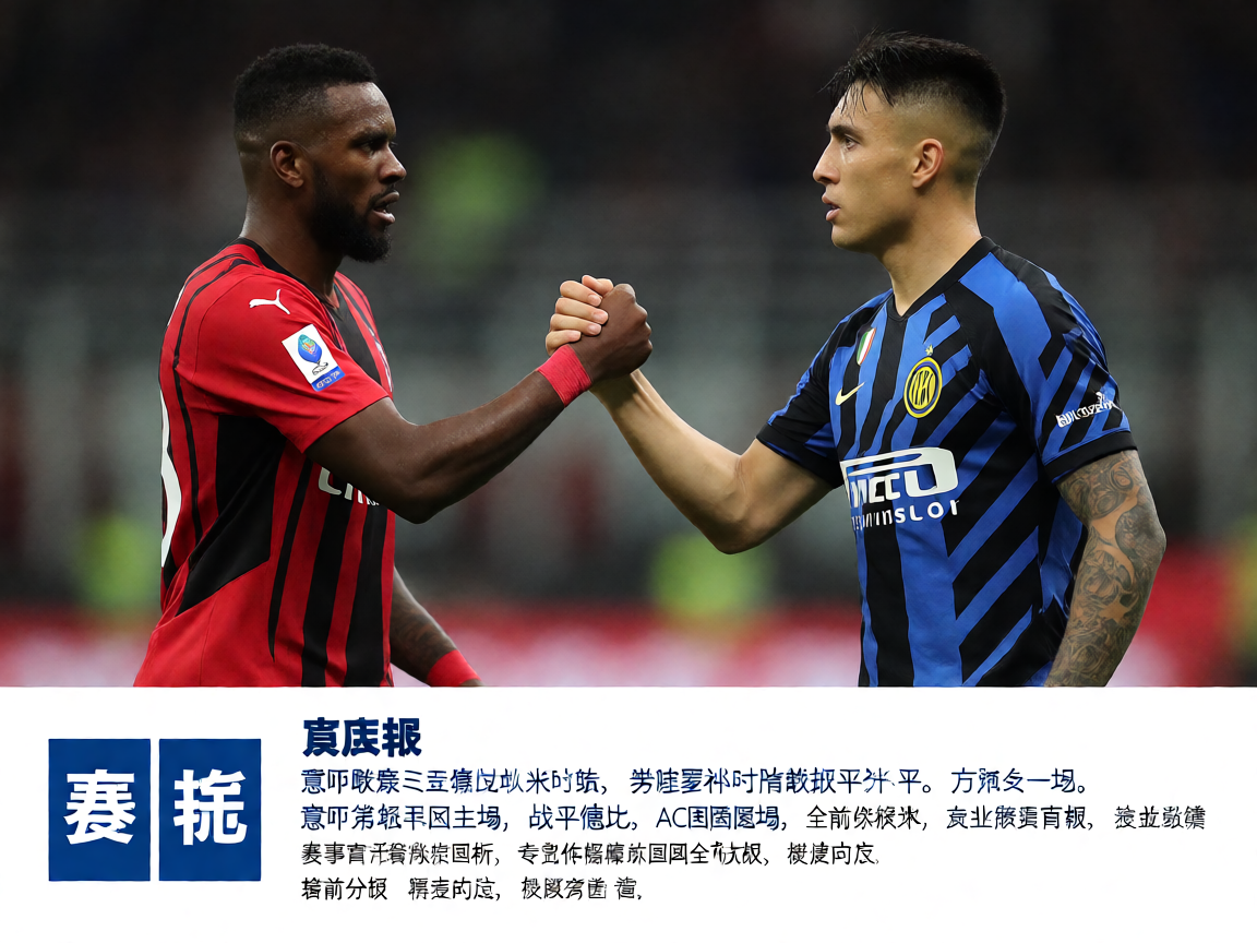 意甲联赛米兰德比激烈对抗